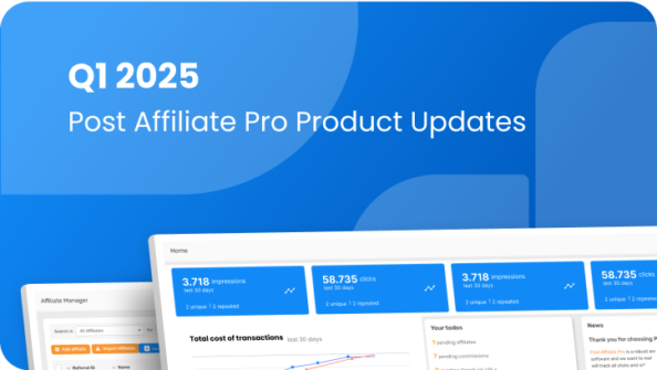 Actualizaciones de Producto de Post Affiliate Pro: Primer Trimestre de 2025